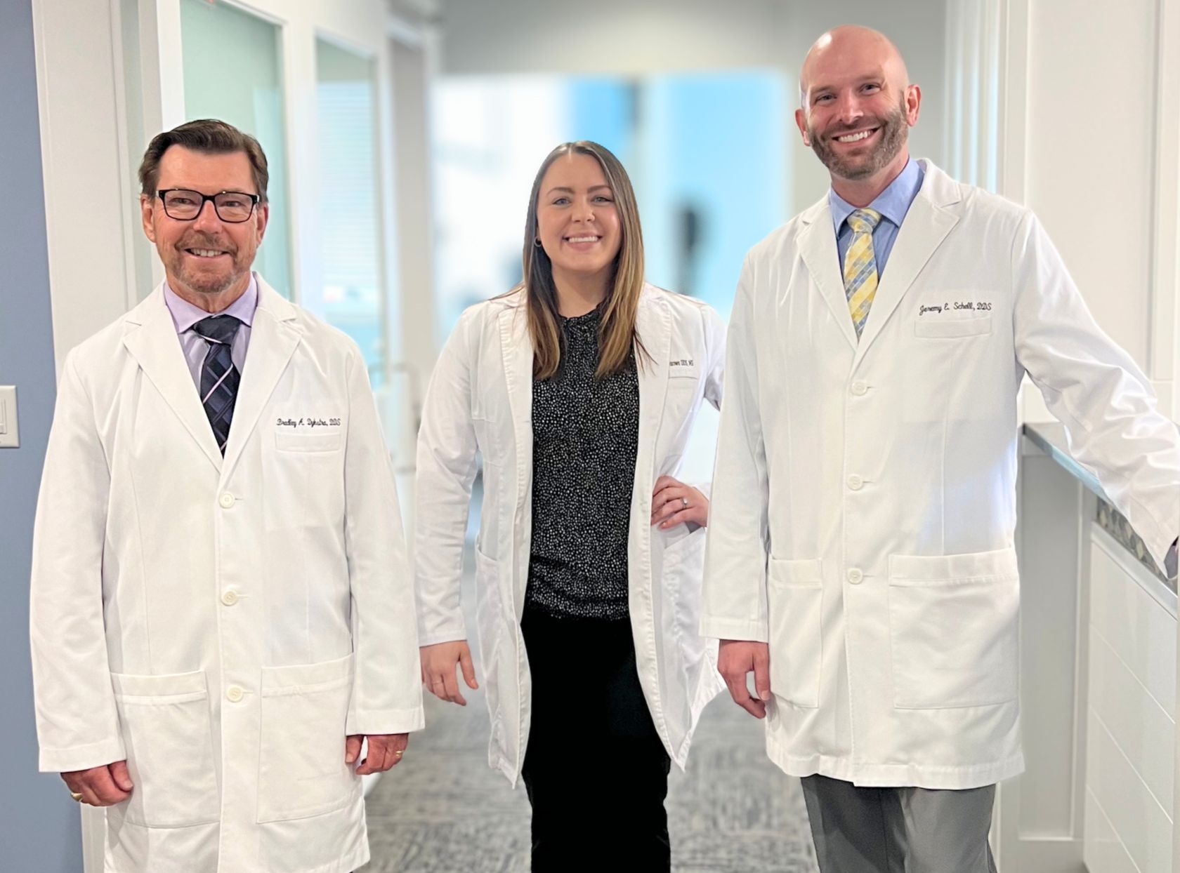 Dr. Bradley Dykstra with MI Smiles doctors