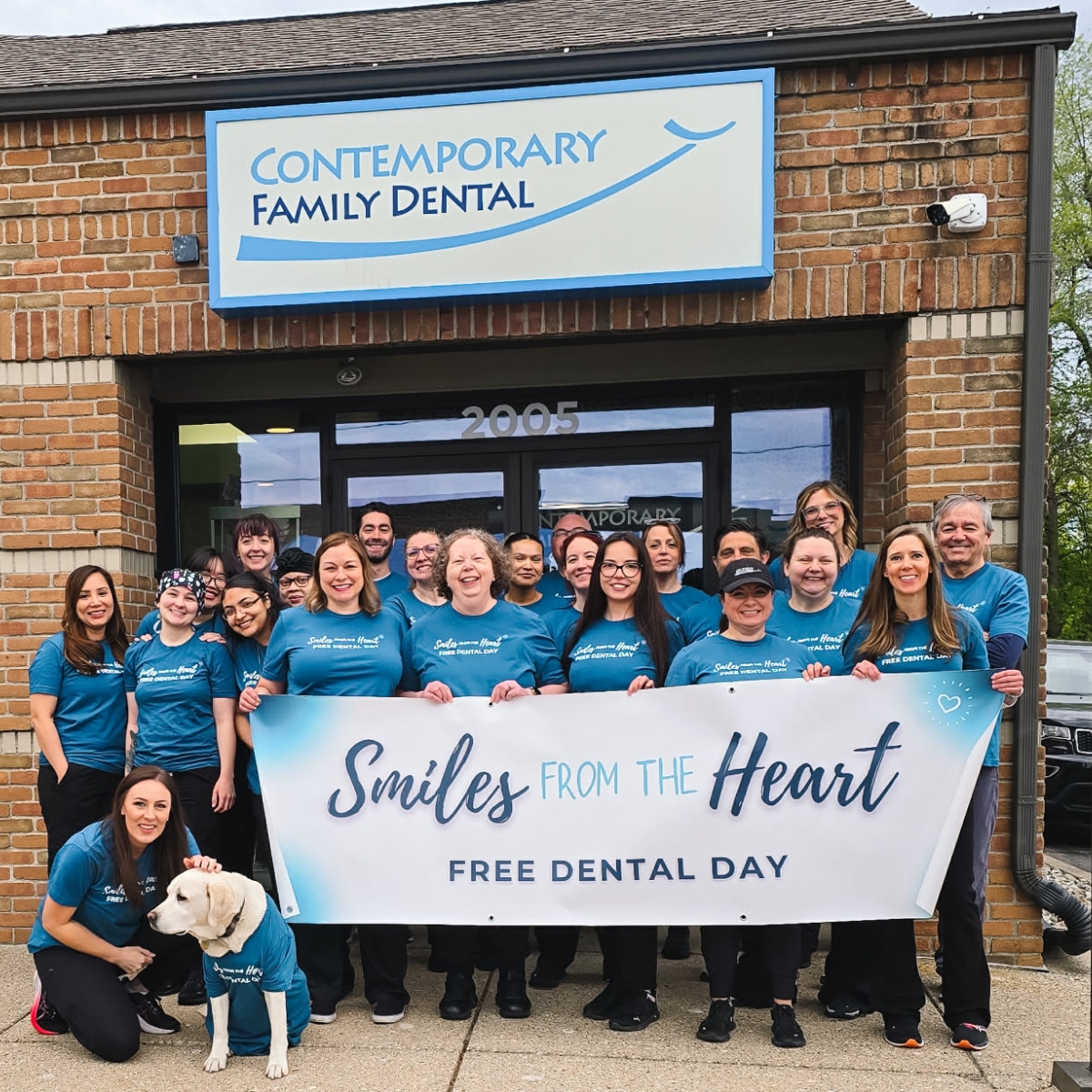 MI Smiles Dental Group team at Smiles from the Heart Free Dental Day